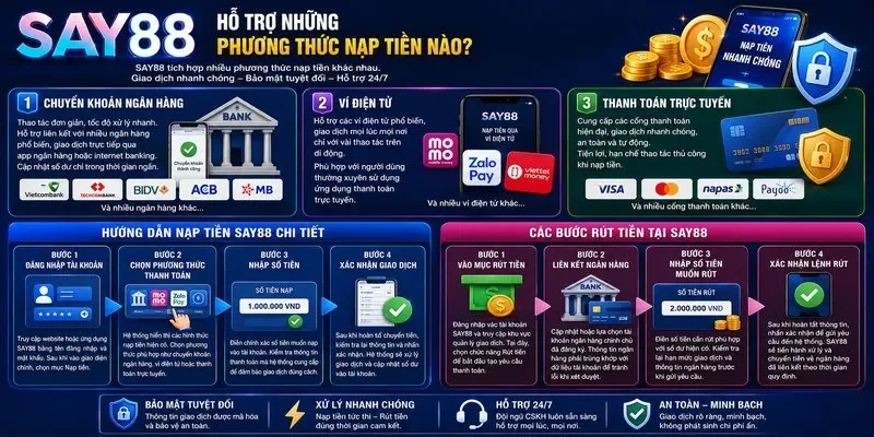 Hướng Dẫn Nạp Tiền SAY88 
